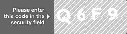 captcha code for visual authentication  letter Q number 6 letter F number 9