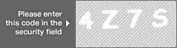 captcha code for visual authentication  number 4 letter Z number 7 letter S