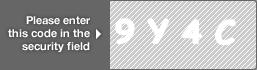 captcha code for visual authentication  number 9 letter Y number 4 letter C