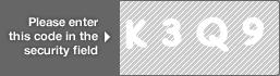 captcha code for visual authentication  letter K number 3 letter Q number 9