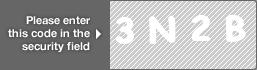 captcha code for visual authentication  number 3 letter N number 2 letter B