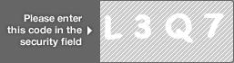 captcha code for visual authentication  letter L number 3 letter Q number 7