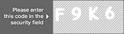 captcha code for visual authentication  letter F number 9 letter K number 6