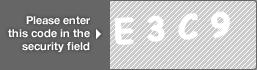 captcha code for visual authentication  letter E number 3 letter C number 9
