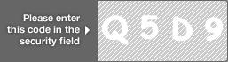 captcha code for visual authentication  letter Q number 5 letter D number 9