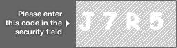 captcha code for visual authentication  letter J number 7 letter R number 5