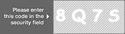 captcha code for visual authentication  number 8 letter Q number 7 letter S